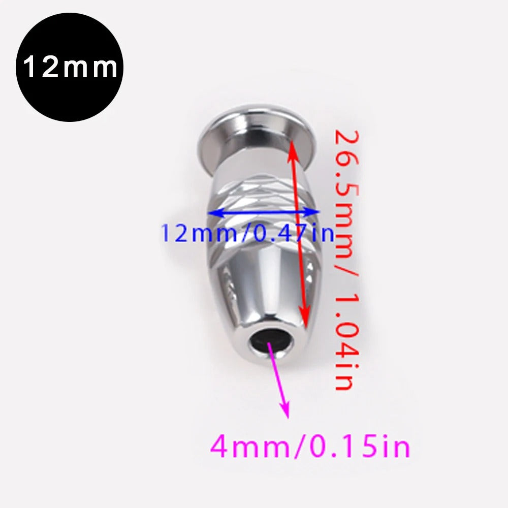 Stainless Steel Urethral Dilator Sound for Men – Horse Eye Stick Plug 8mm-18mm
