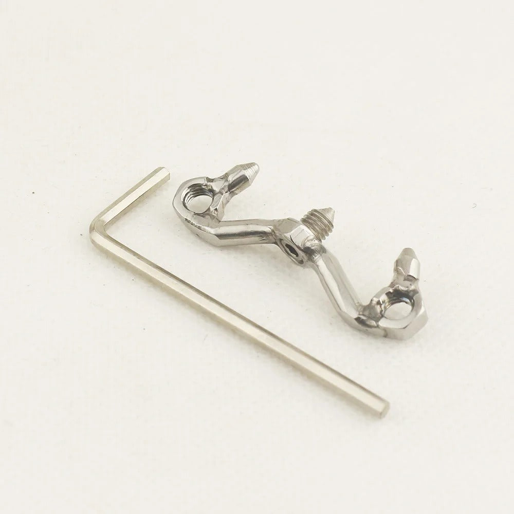 Next-Gen Stainless Steel Male Chastity Device – Arc Series Locking Cage