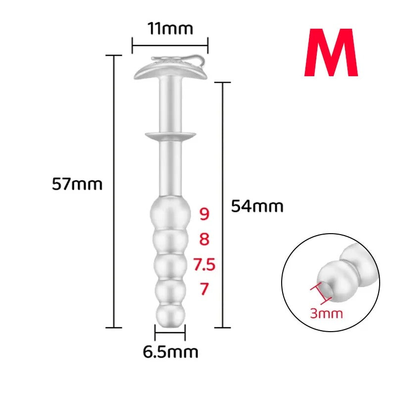 Flexible Silicone Penis Plug – Hollow Urethral Sounding Dilator for Men