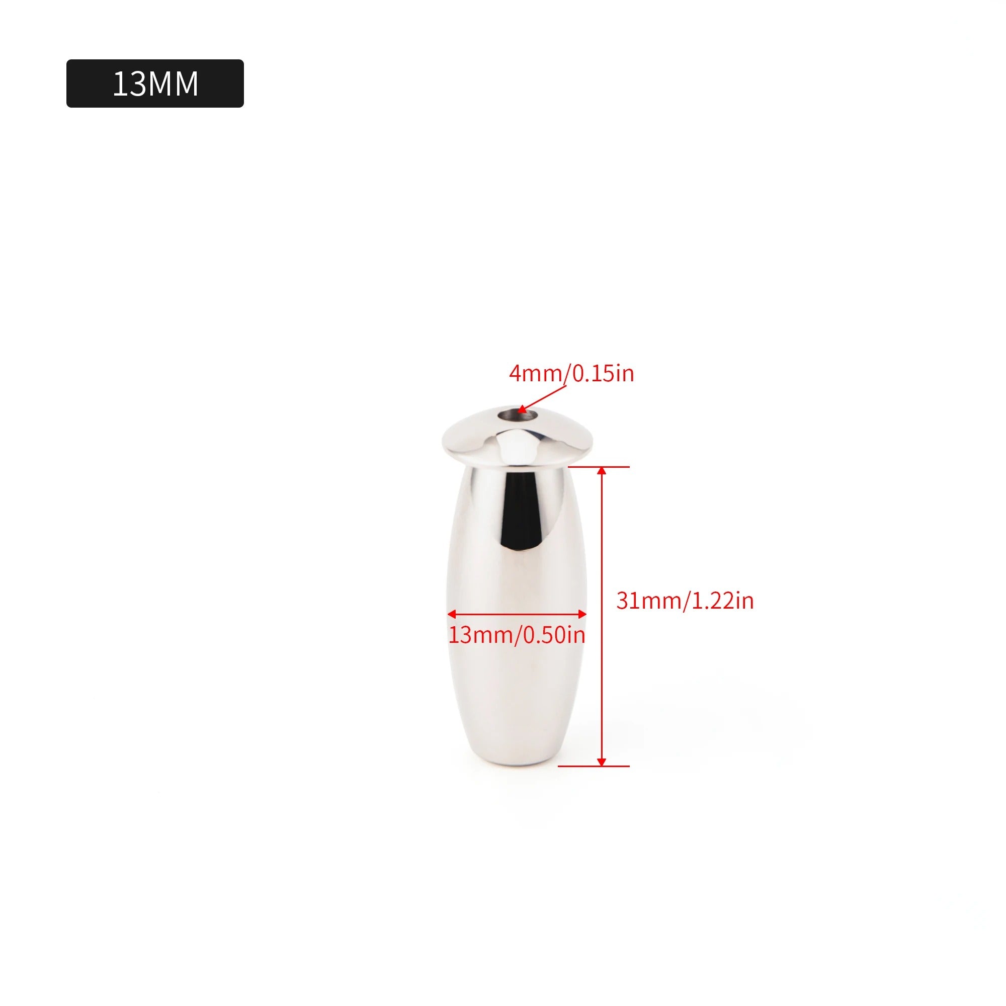 Stainless Steel Men’s Short Plugs | Hollow Urethral Plug | 8mm–20mm