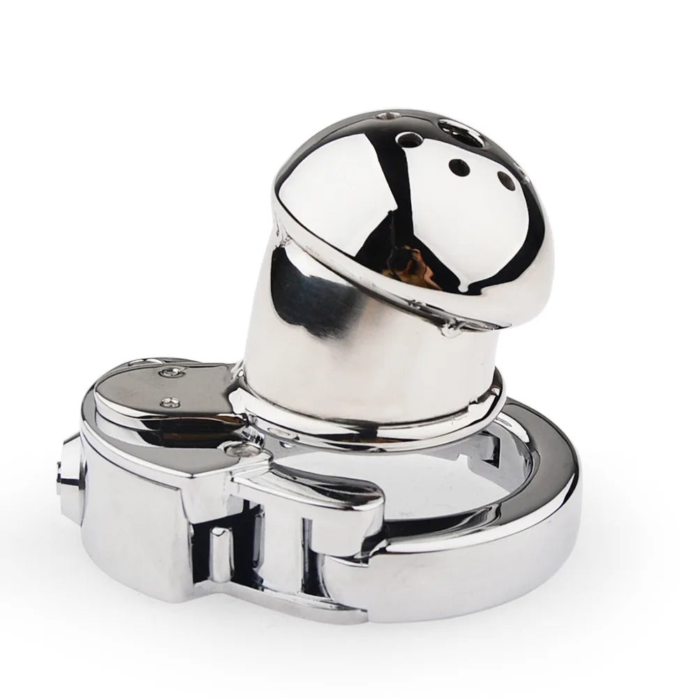 New Lock Chastity Cage for Men – Metal Device with Adjustable Ring (14 Designs)