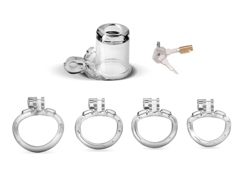 Nylon Male Chastity Device – Micro Locking Cage with Tube Design