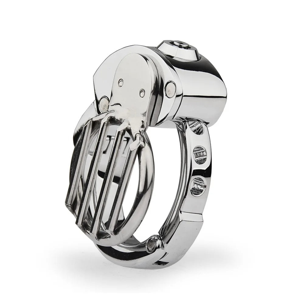 New Lock Chastity Cage for Men – Metal Device with Adjustable Ring (14 Designs)