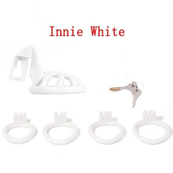 Super Small Male Chastity Device – Compact Cage with Add-On Accessory