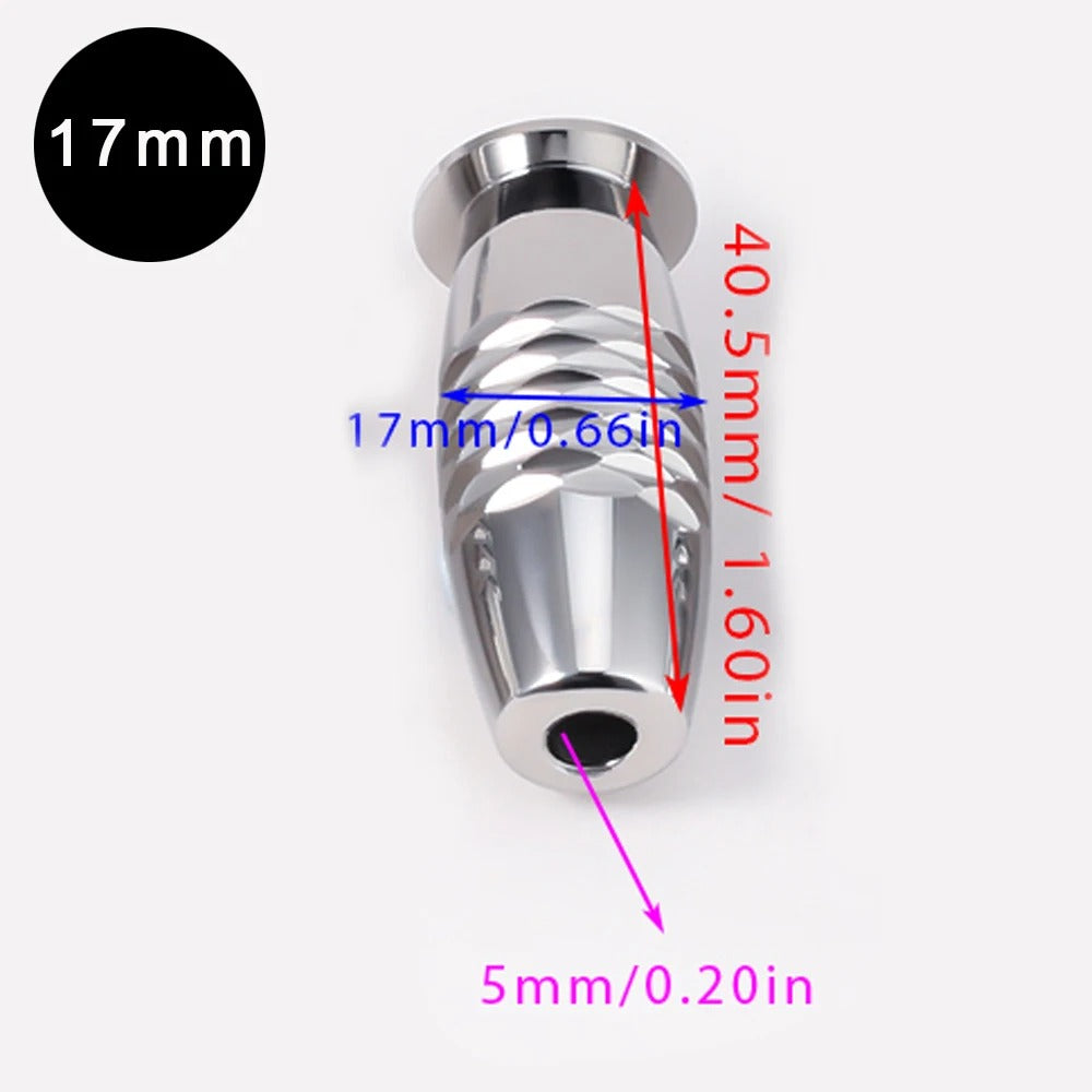 Stainless Steel Urethral Dilator Sound for Men – Horse Eye Stick Plug 8mm-18mm