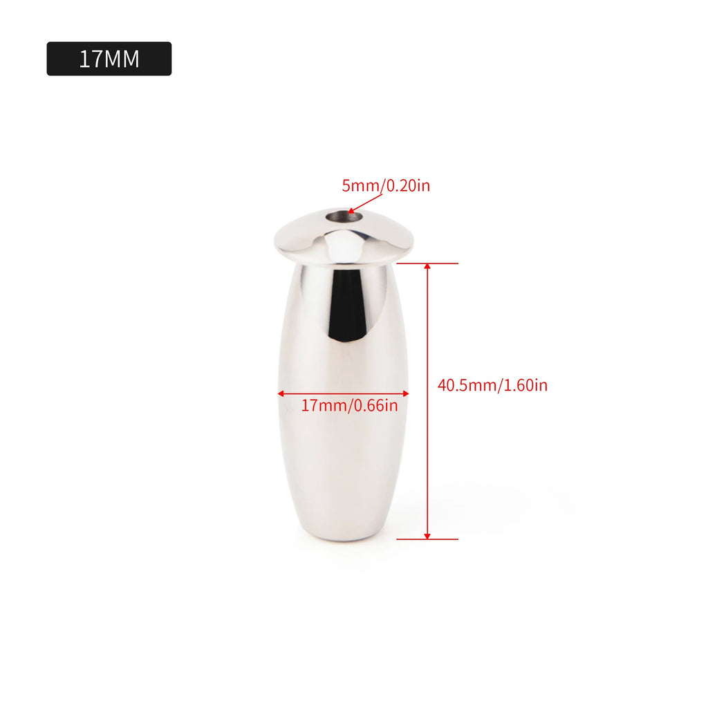 Stainless Steel Men’s Short Plugs | Hollow Urethral Plug | 8mm–20mm