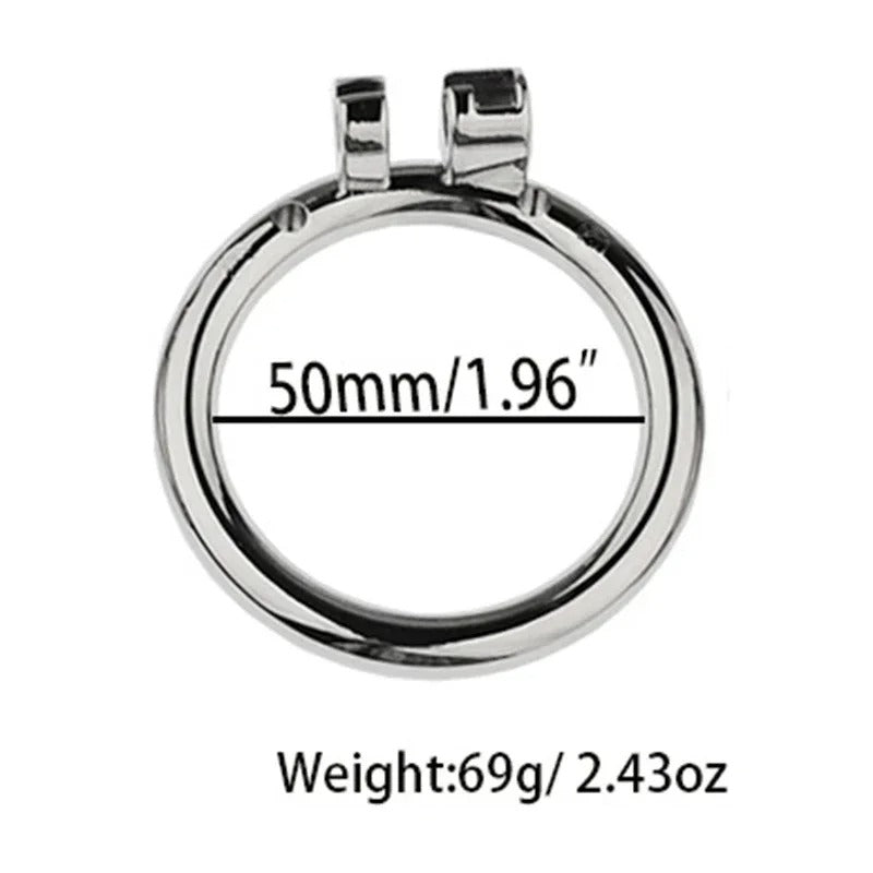 Mesh Design Stainless Steel Male Chastity Device – Soft Armor Style Locking Cage