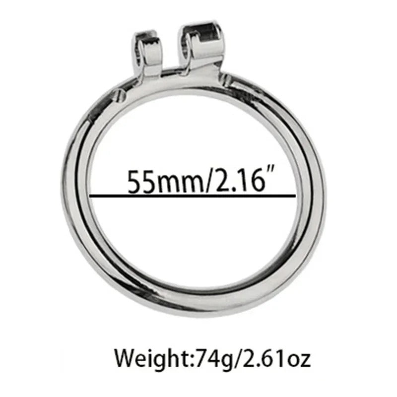 Mesh Design Stainless Steel Male Chastity Device – Soft Armor Style Locking Cage