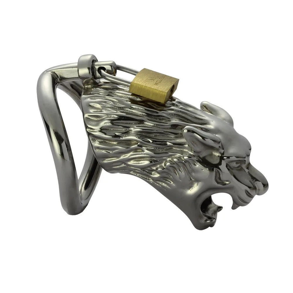 Tiger Series Male Chastity Device – Secure Locking Cage and Belt Design