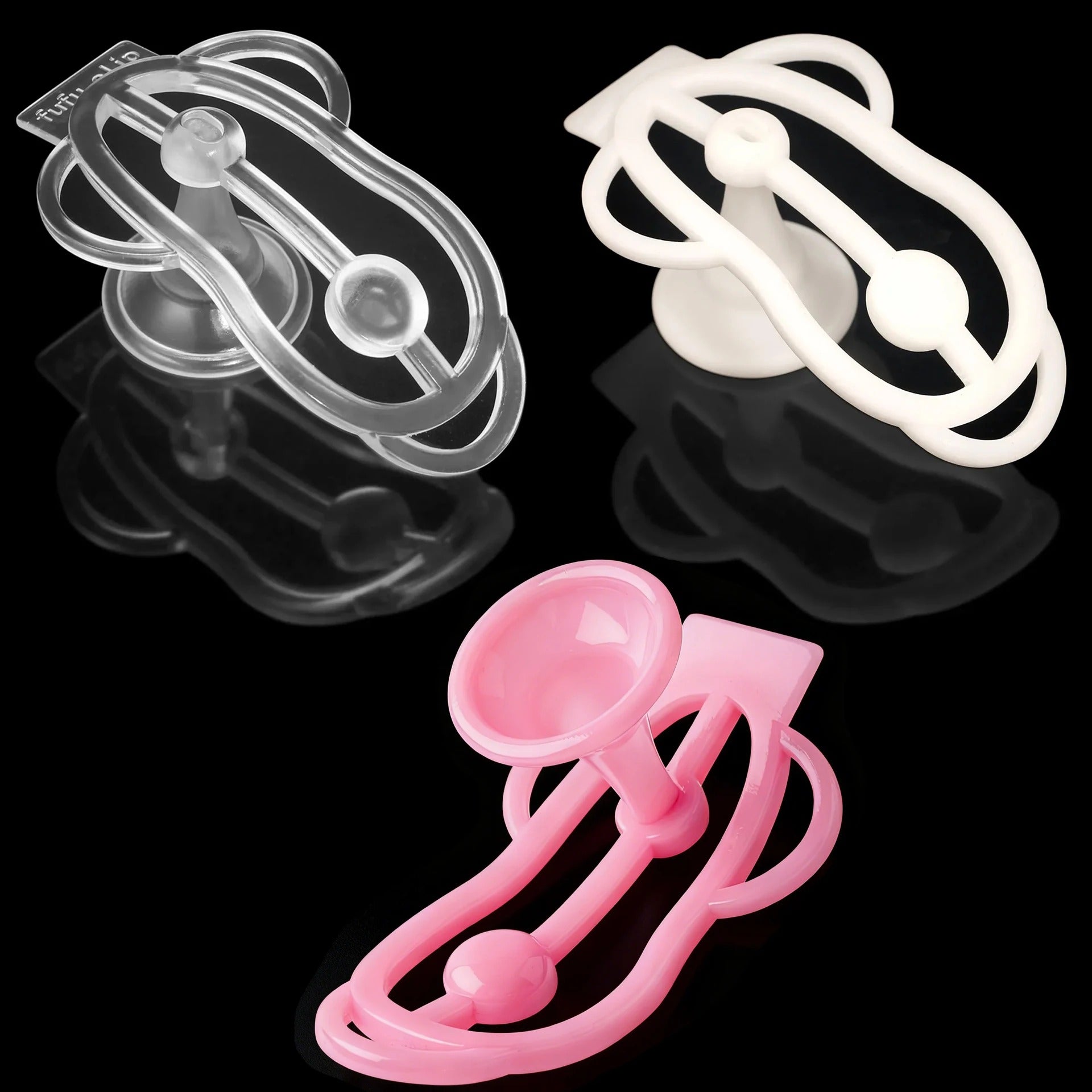 Male Chastity Training Device with Funnel – Feminization Panty Lock Clip