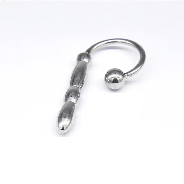 Stainless Steel Urethral Sound Dilator for Men – Metal Penis Plug (BDSM)