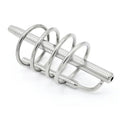 Men’s Stainless Steel Chastity Cage with 4 Rings – Urethral Sounding