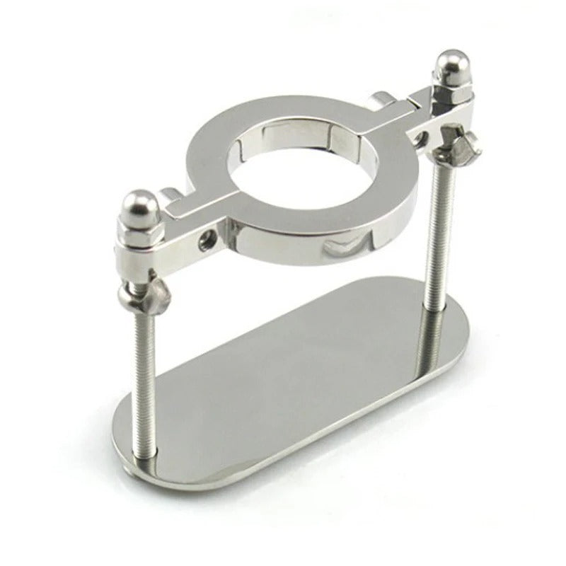 Metal Testicle Ball Stretcher – Male Cock Ring and Scrotum Pendant BDSM Accessory