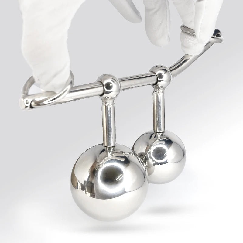 Adjustable Stainless Steel Chastity Belt for Women – Double Locking Design