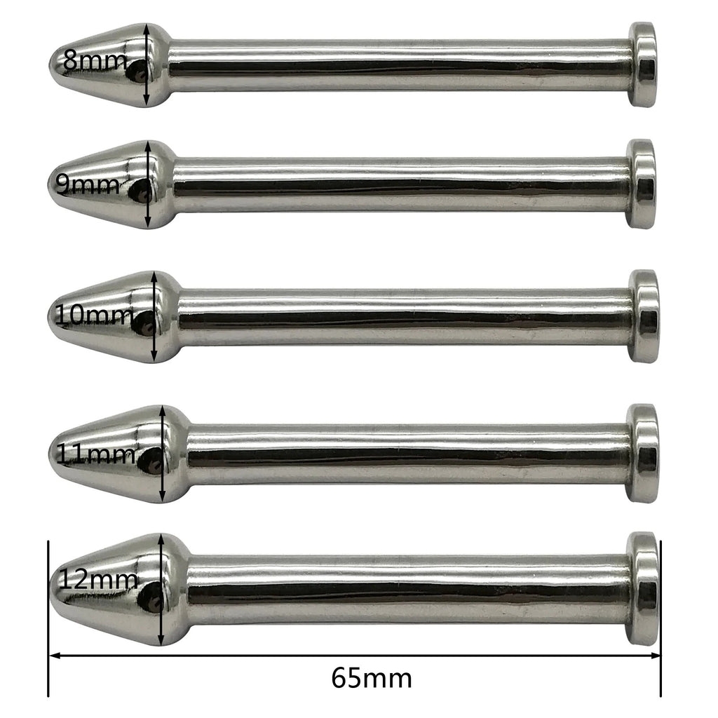 Stainless Steel Urethral Plug for Men | 8mm–12mm