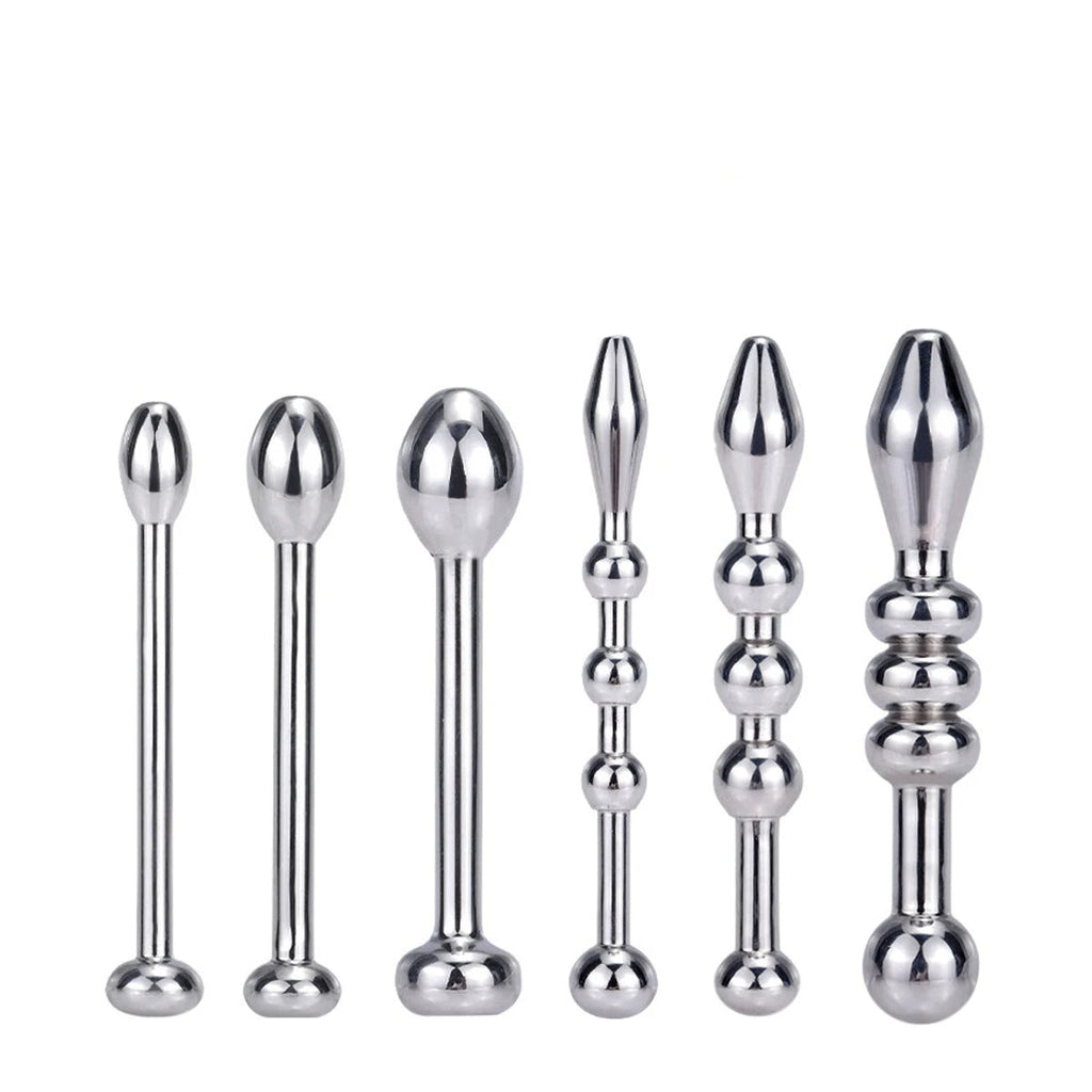 Men’s Urethral Sounding Rod – Smooth Stainless Steel BDSM Accessory