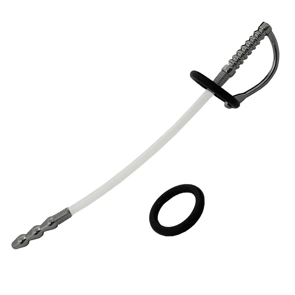 Long 220mm Stainless Steel Urethral Dilator – Urethral Plug for Men
