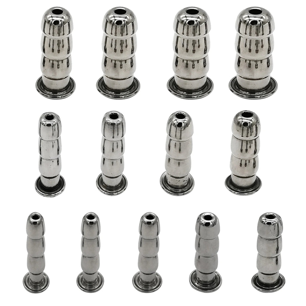 Stainless Steel Urethral Sound for Men | Hollow Rod | Plug Size 8mm–20mm