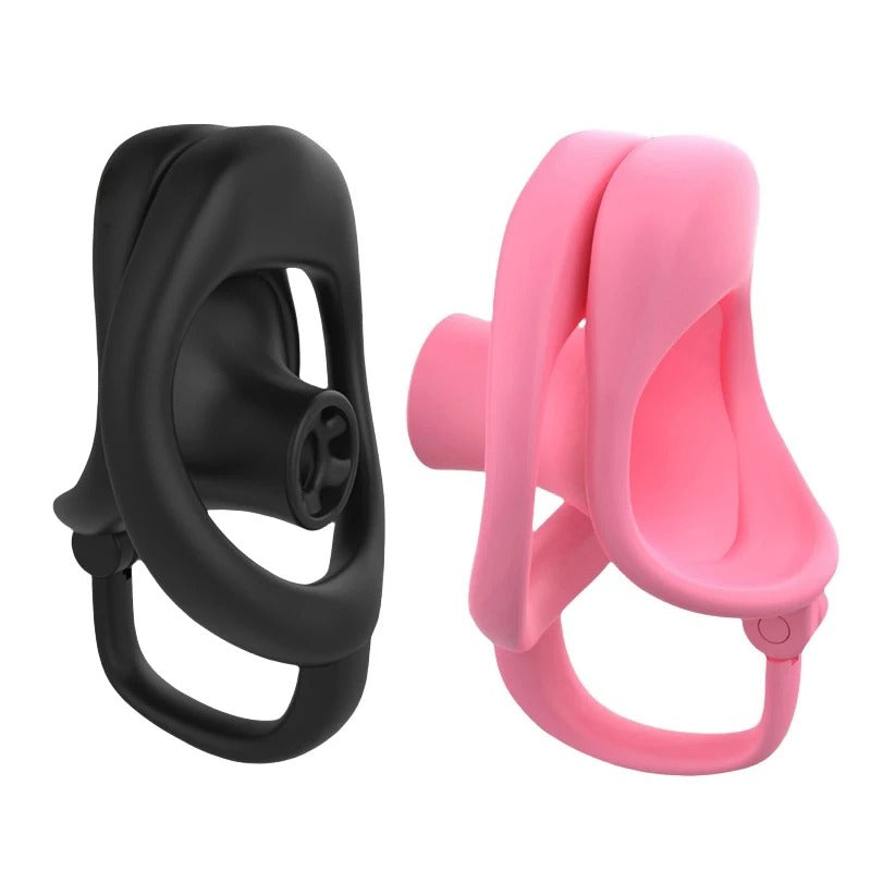 Small Bird Male Chastity Cage Set – Secure Lock with 3 Adjustable Rings