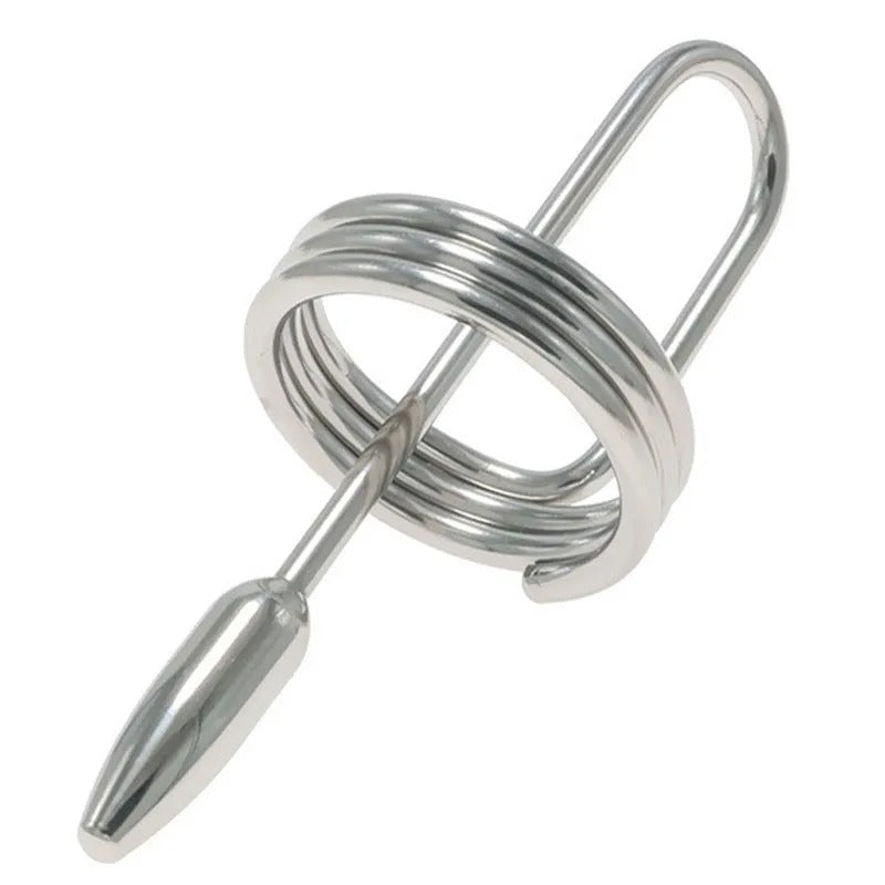 Stainless Steel Urethral Sound Plug – Penis Wand Rod for Men 98mm