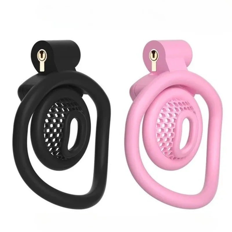 New Upgrade Detachable Adjustable ABS Male Chastity Cage – Snap Ring Urethral Lock Device