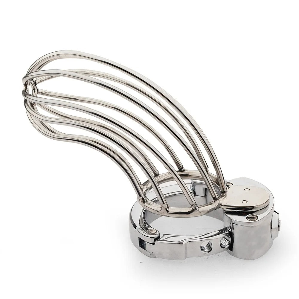 New Lock Chastity Cage for Men – Metal Device with Adjustable Ring (14 Designs)