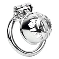 Metal Male Chastity Cage with PA Lock – 3mm/4mm Secure Device for Men