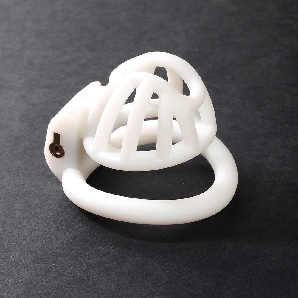 ABS Male Chastity Device – Adjustable Locking Cage with 4 Base Rings