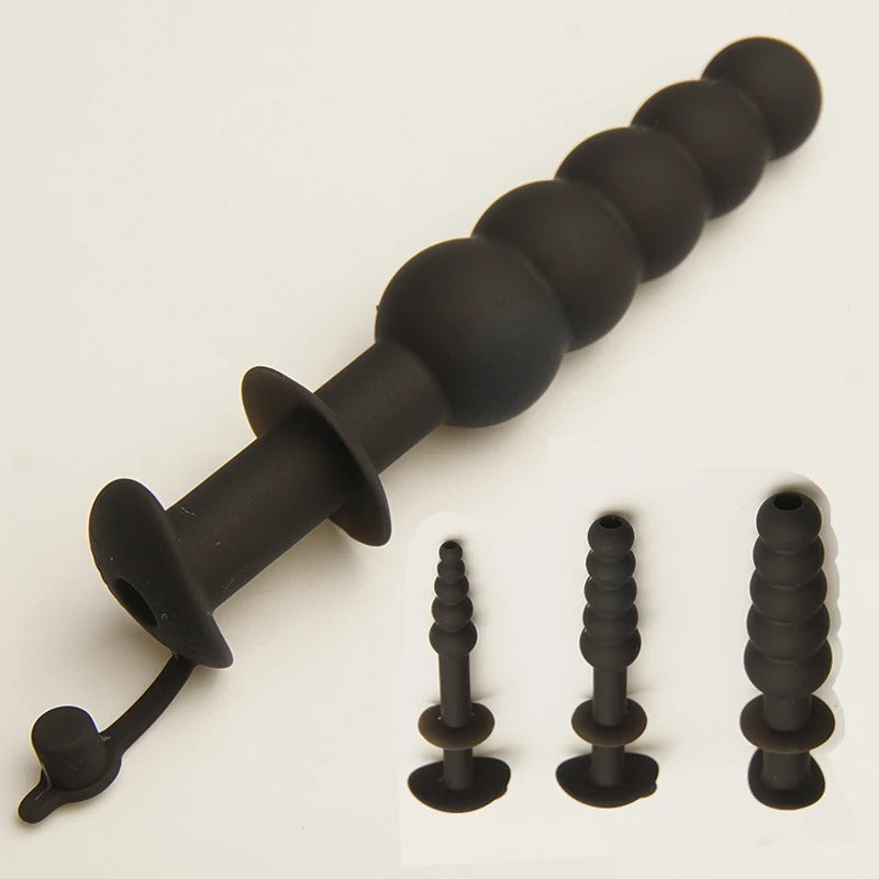 Flexible Silicone Penis Plug – Hollow Urethral Sounding Dilator for Men