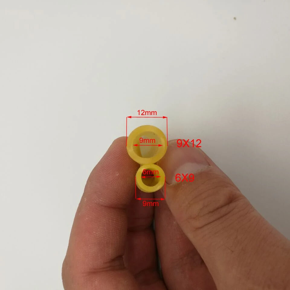Latex Chastity Tube Attachment – Flexible Rubber Tube for Cage Devices (6x9mm / 9x12mm)