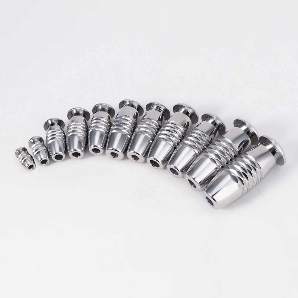 Stainless Steel Urethral Dilator Sound for Men – Horse Eye Stick Plug 8mm-18mm
