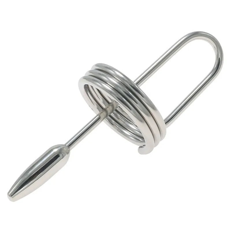 Stainless Steel Urethral Sound Plug – Penis Wand Rod for Men 98mm