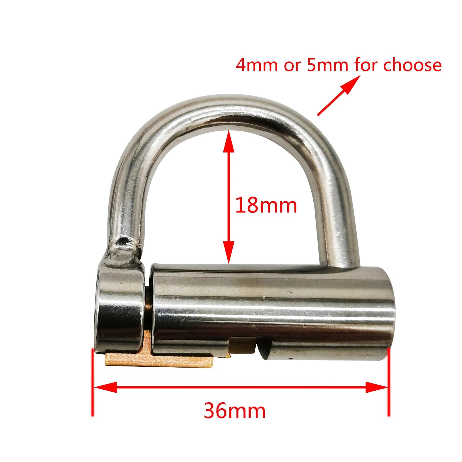 D-Ring PA Lock Glans Piercing Male Chastity Device with Harness Fitting