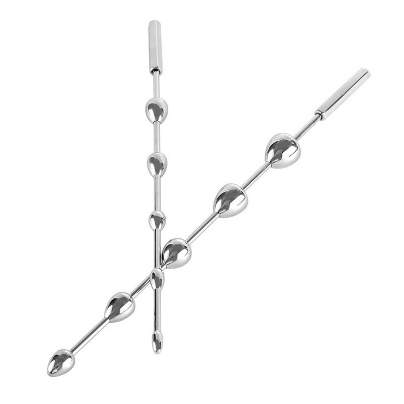 Stainless Steel Horse Eye Urethral Dilator – Precision Urethral Plug & Massager for Men