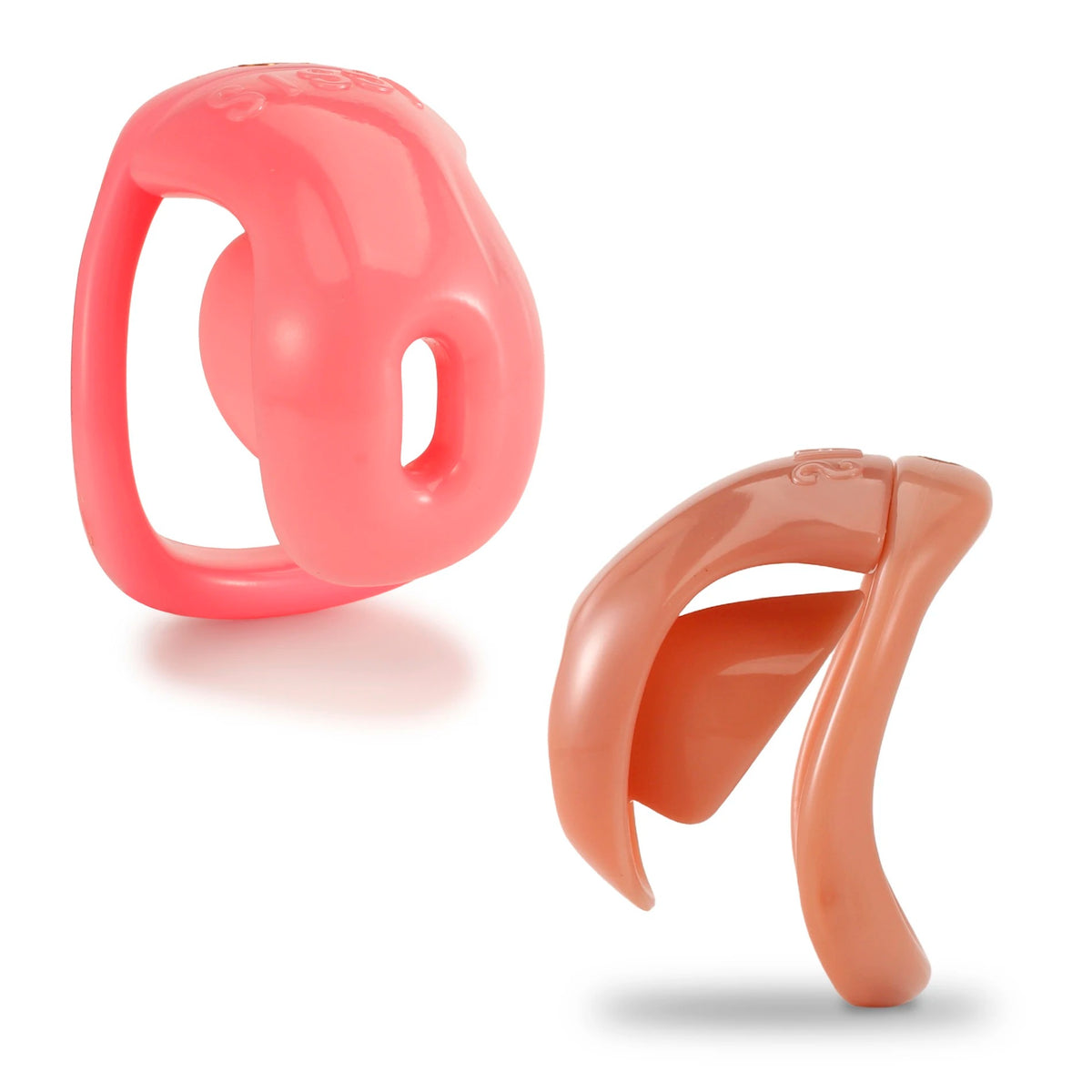 Vagina Texture Male Chastity Cage with Protective Cap – Lockable CB Device with Mini Lock