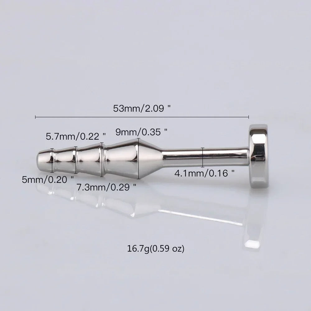 Horse Eye Urethral Plug Stick – Stainless Steel Dilator for Men 53mm
