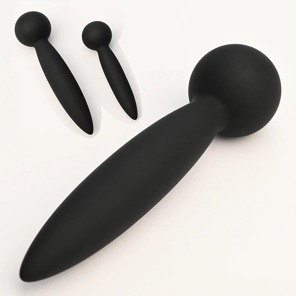 Knot-Knot Silicone Urethral Sound – Curved Penis Plug and Dilator for Men