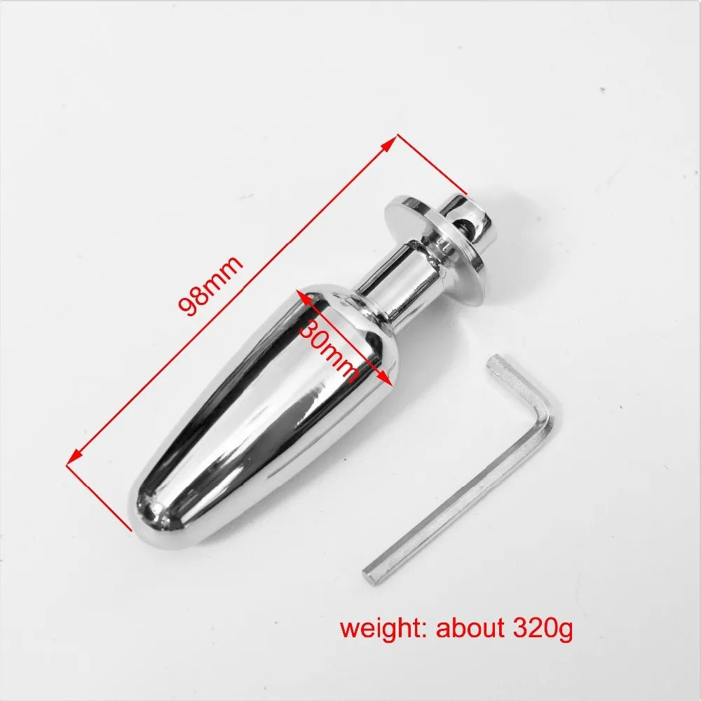 Adjustable Stainless Steel Female Chastity Belt – T-Style Secure Locking Device