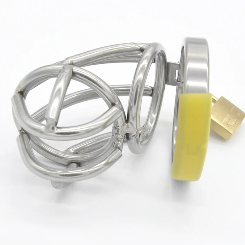 Latest Design Stainless Steel Male Chastity Device