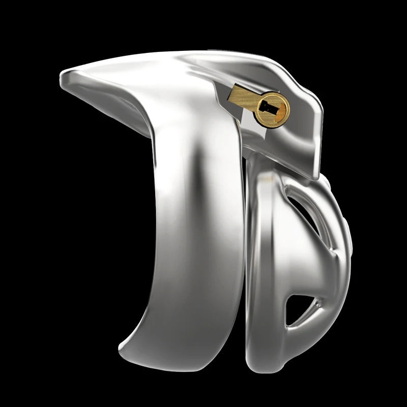 HT-V4 Male Chastity Device Air Nub Cage in 316 Stainless Steel