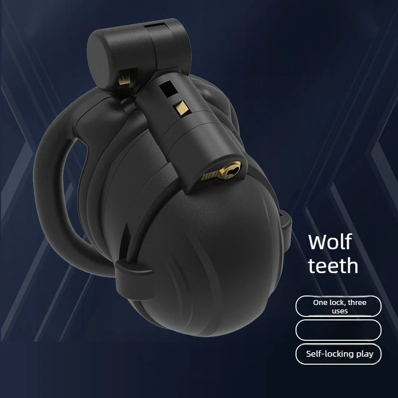 Adjustable Detachable Male Chastity Cage – Anti-Erection Spiky Restraint Device Pink / Black