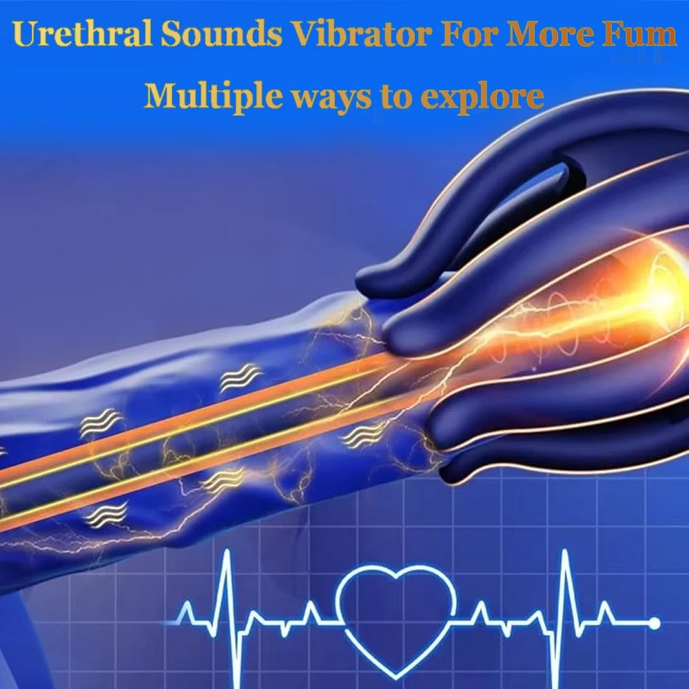 Penis Massage Vibrator – Horse Eye Stick Urethral Stimulator for Men