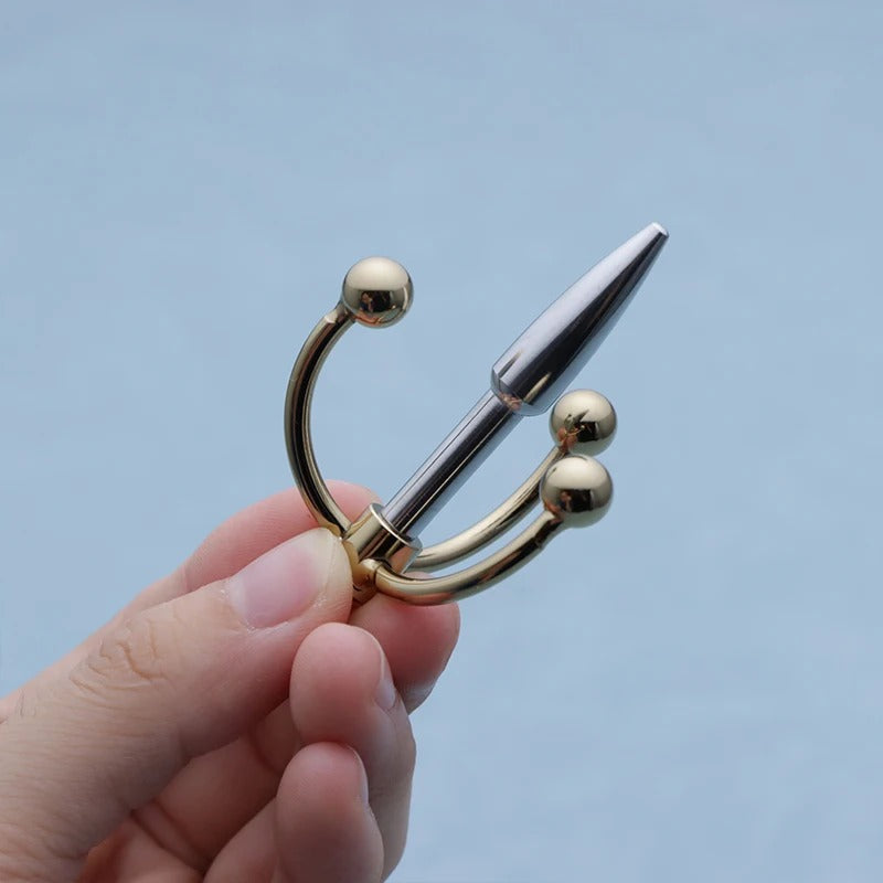 Metal Urethral Dilator Rod for Men – 3 Stent Set, Horse Eye Tip Plug