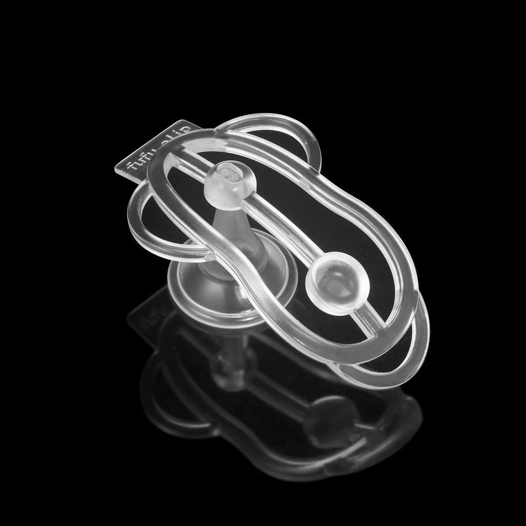 Male Chastity Training Device with Funnel – Feminization Panty Lock Clip