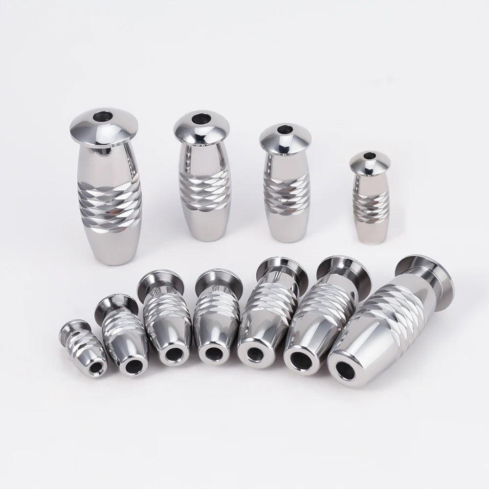 Stainless Steel Urethral Dilator Sound for Men – Horse Eye Stick Plug 8mm-18mm