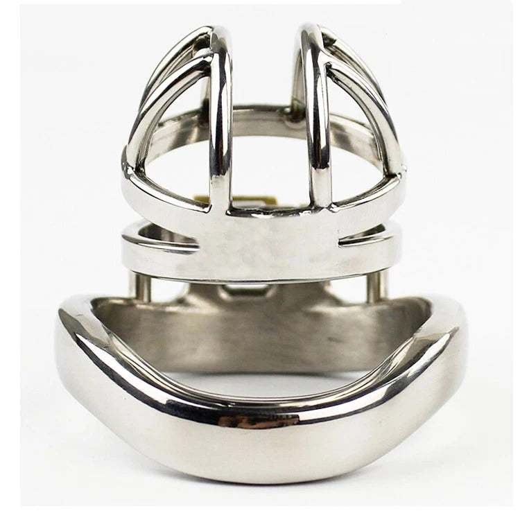 Durable Stainless Steel Male Chastity Cage with Lock Metal Cage