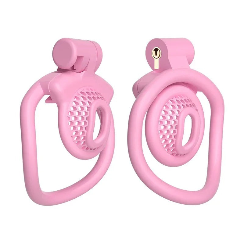 New Upgrade Detachable Adjustable ABS Male Chastity Cage – Snap Ring Urethral Lock Device