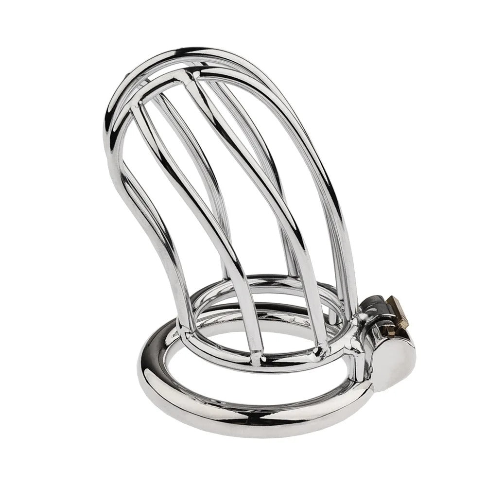 Heavy Duty Stainless Steel Male Chastity Device – Slimline Belt Edition