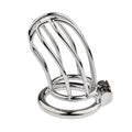 Heavy Duty Stainless Steel Chastity Device – 75mm Cage | Slimline Belt Edition