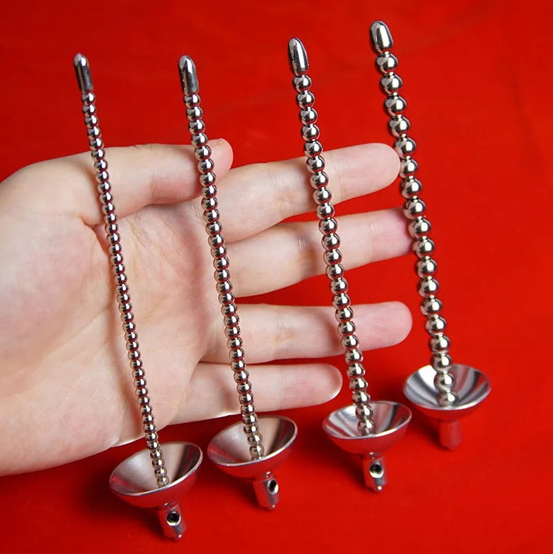 Long Stainless Steel Urethral Sounding Dilator – Precision Penis Plug & Urethral Catheter